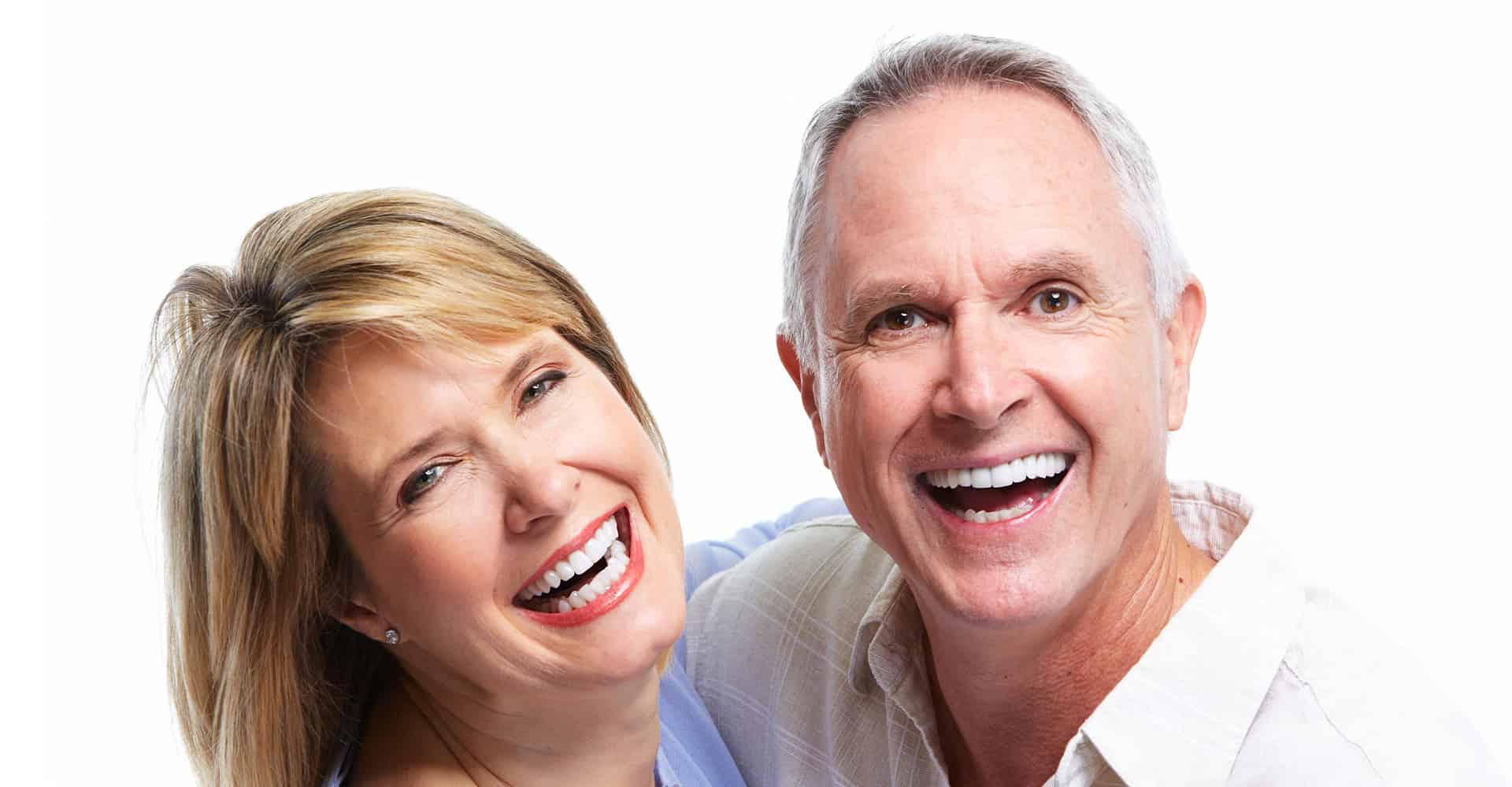 couple with teeth whitening
