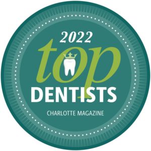 best dentists charlotte nc 2022 award badge